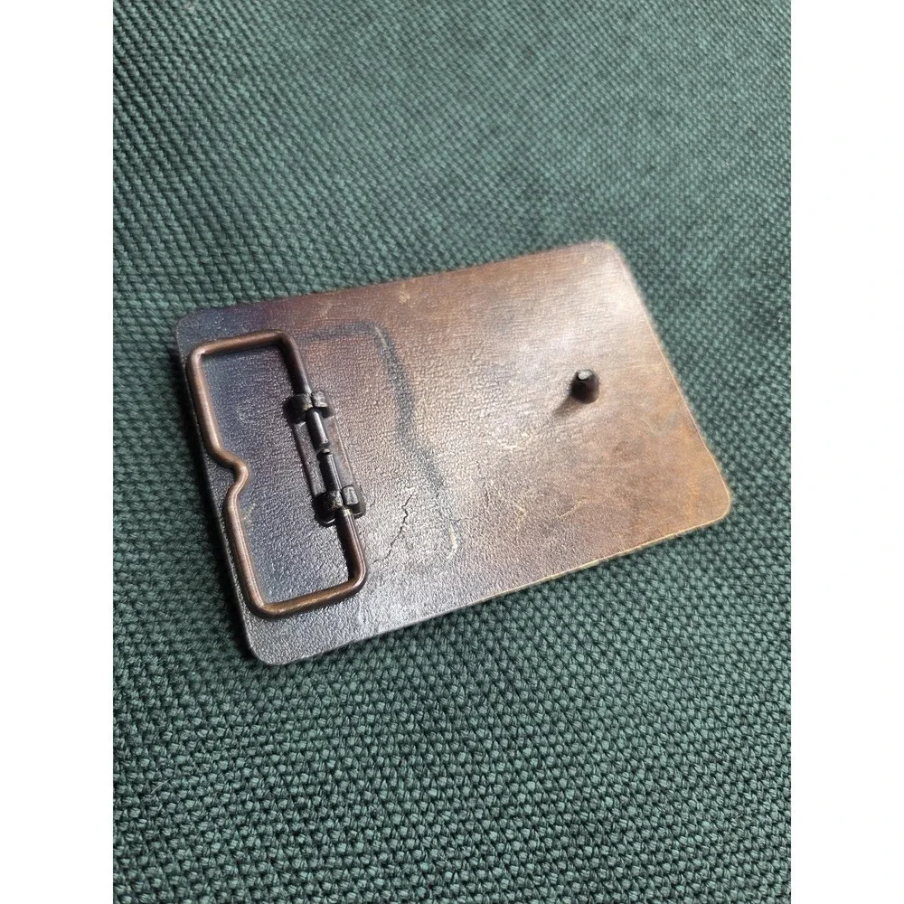 Vintage Jeffrey Dresser Machinery Solid Brass Industrial Belt Buckle